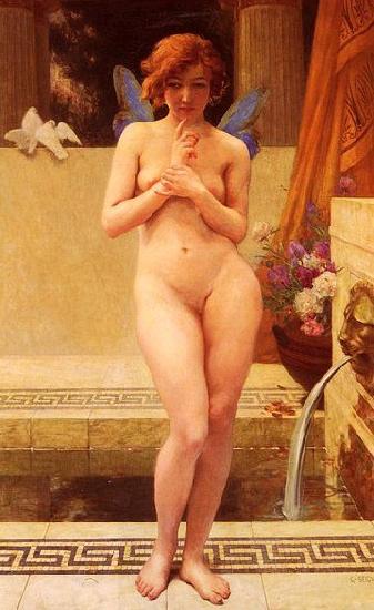 Guillaume Seignac Nymph at the Fountain China oil painting art